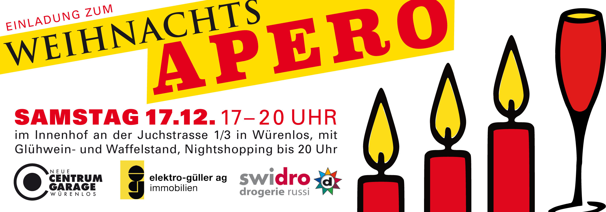 HERZLICHE EINLADUNG ZUM WEIHNACHTSAPERO