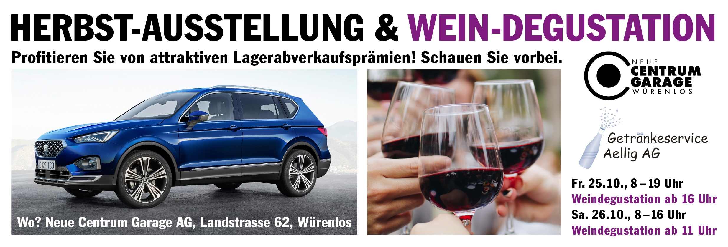 HERBST-AUSSTELLUNG MIT WEIN-DEGUSTATION